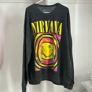 Urban Oversized Nirvana Sweatshirt. L/XL